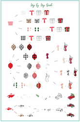 Patterned Holidays 2.0 (CjSC-74)  - Clear Jelly Stamping Plate
